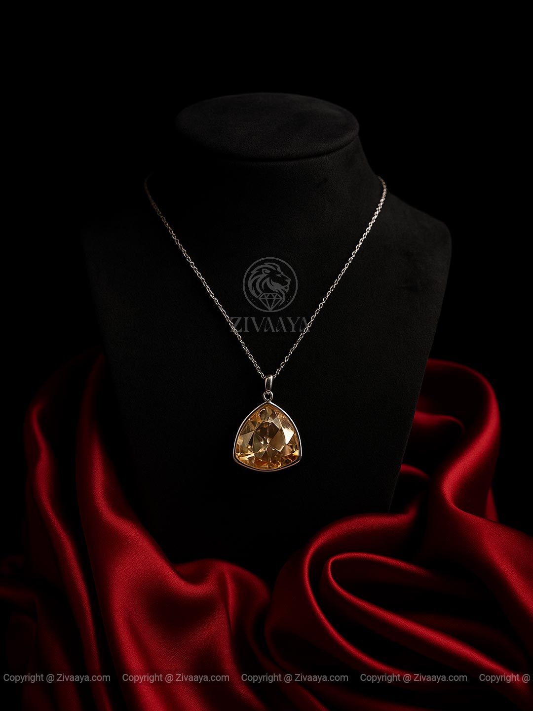 Sapphire Glow Necklace – Zivaaya