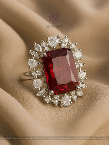 Regal Ruby Elegance Ring