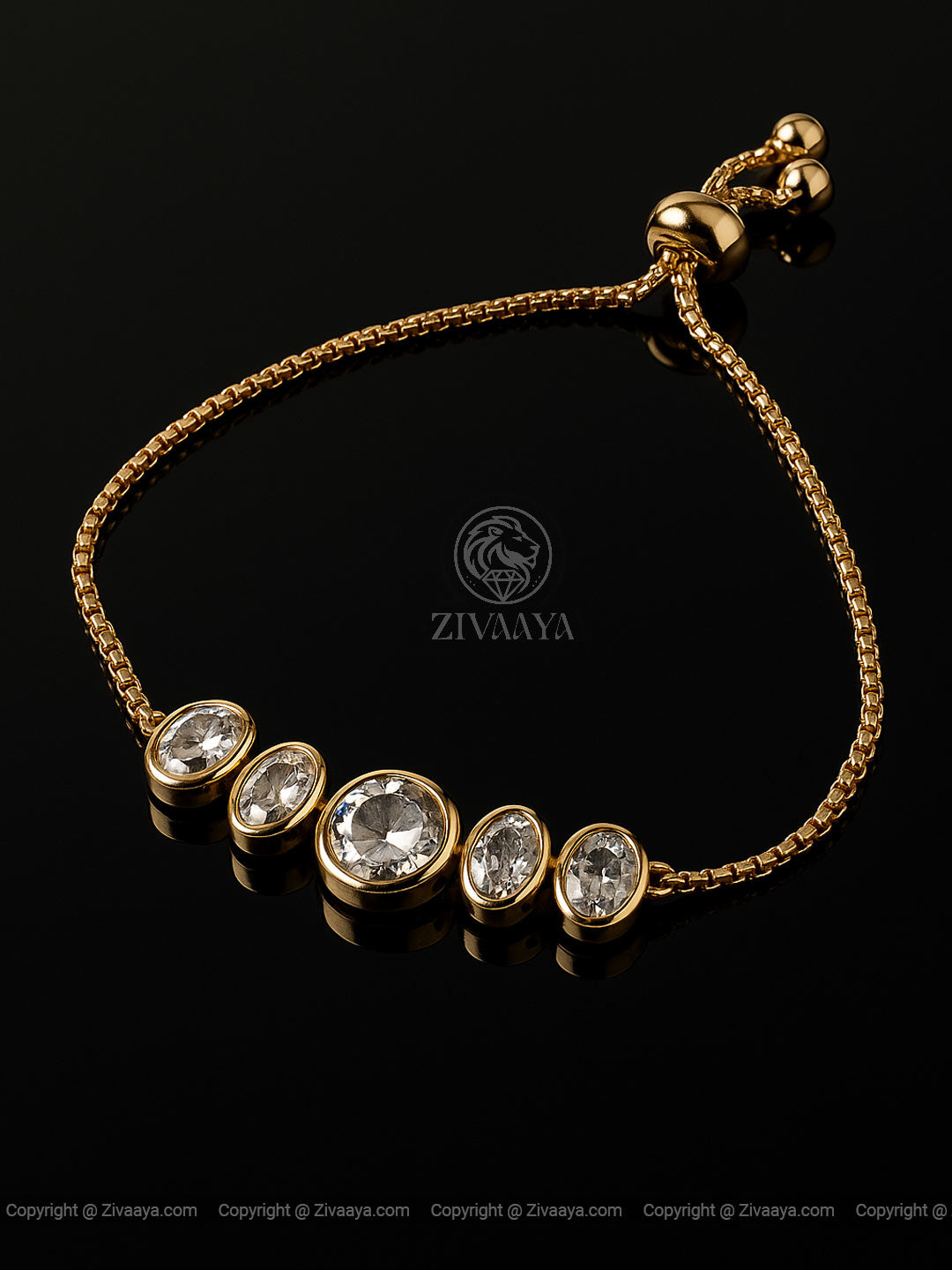 Elegant Gold Bracelet – Zivaaya