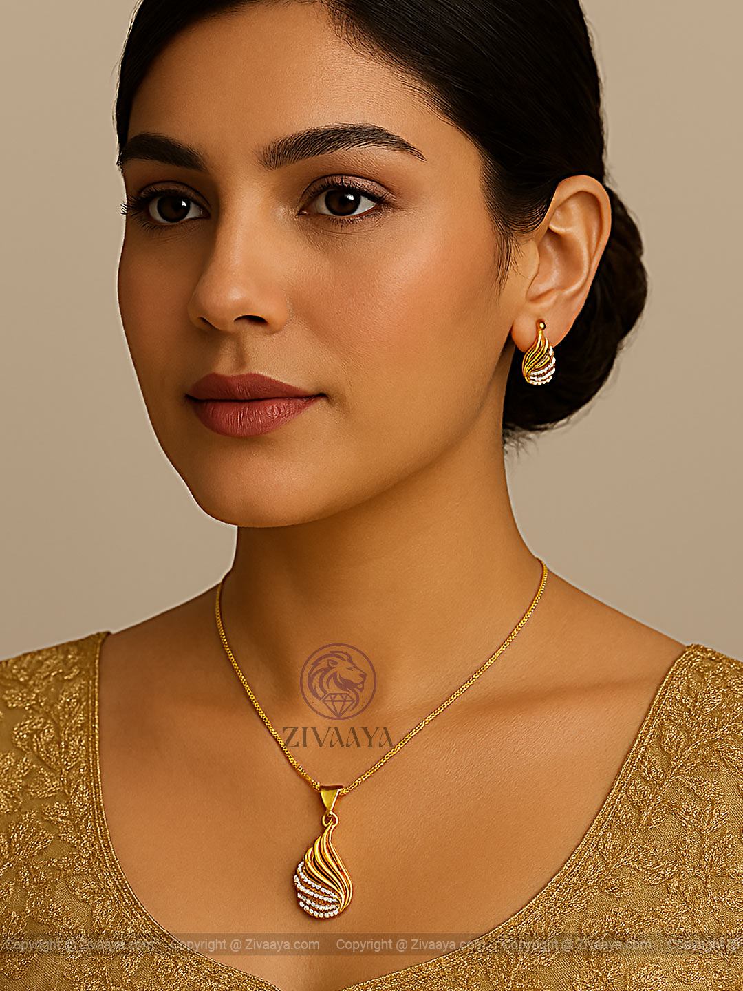 Seraphic Wing Pendant Set – Zivaaya