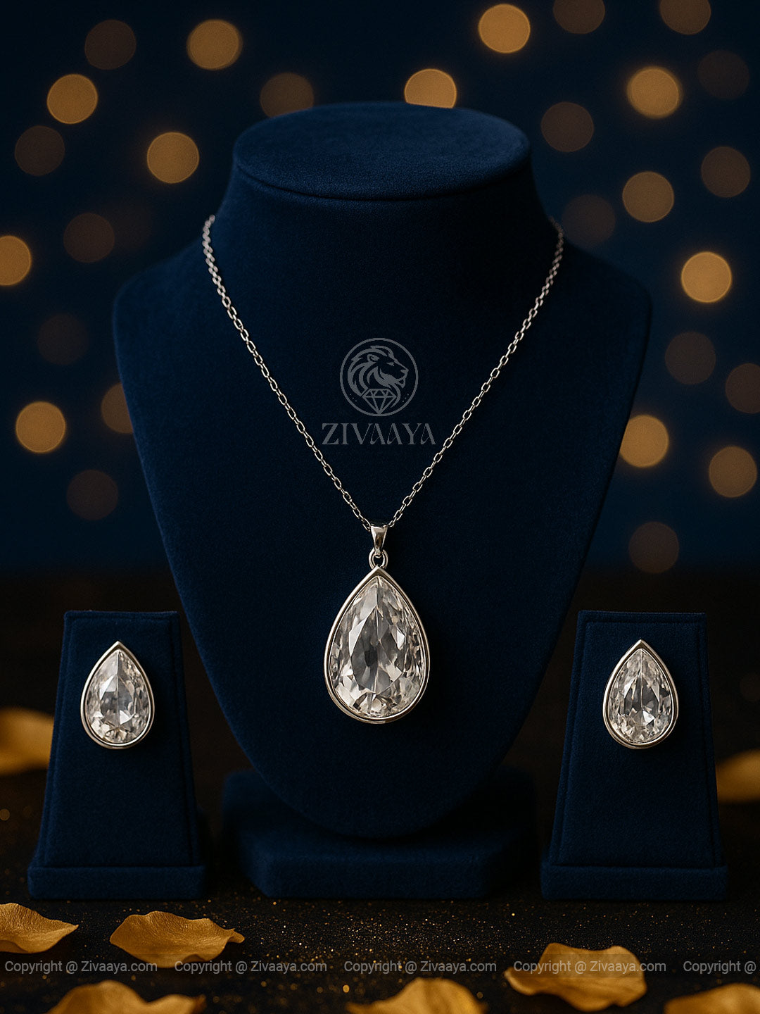 Crystal Elegance Drop Set – Zivaaya