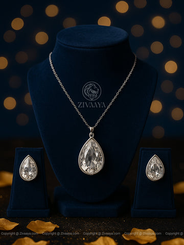 Crystal Elegance Drop Set – Zivaaya