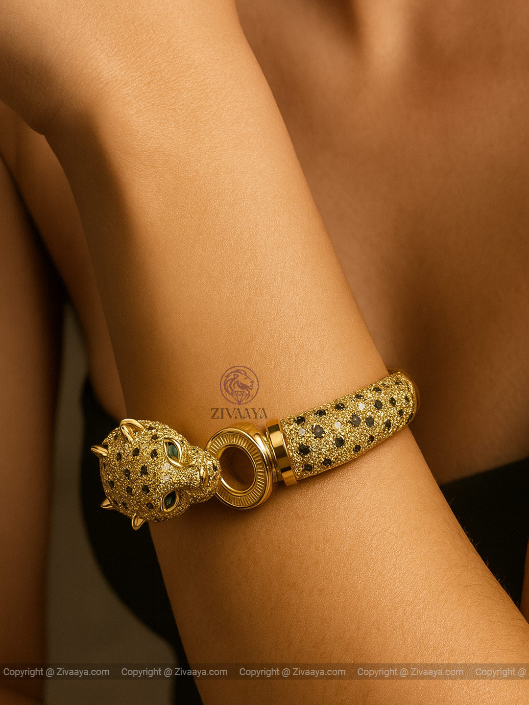 Panther Gold Luxe Bracelet – Zivaaya