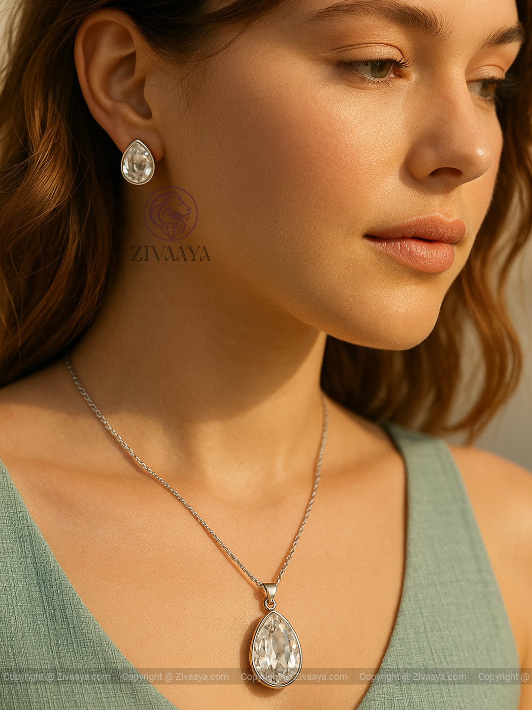 Crystal Elegance Drop Set – Zivaaya