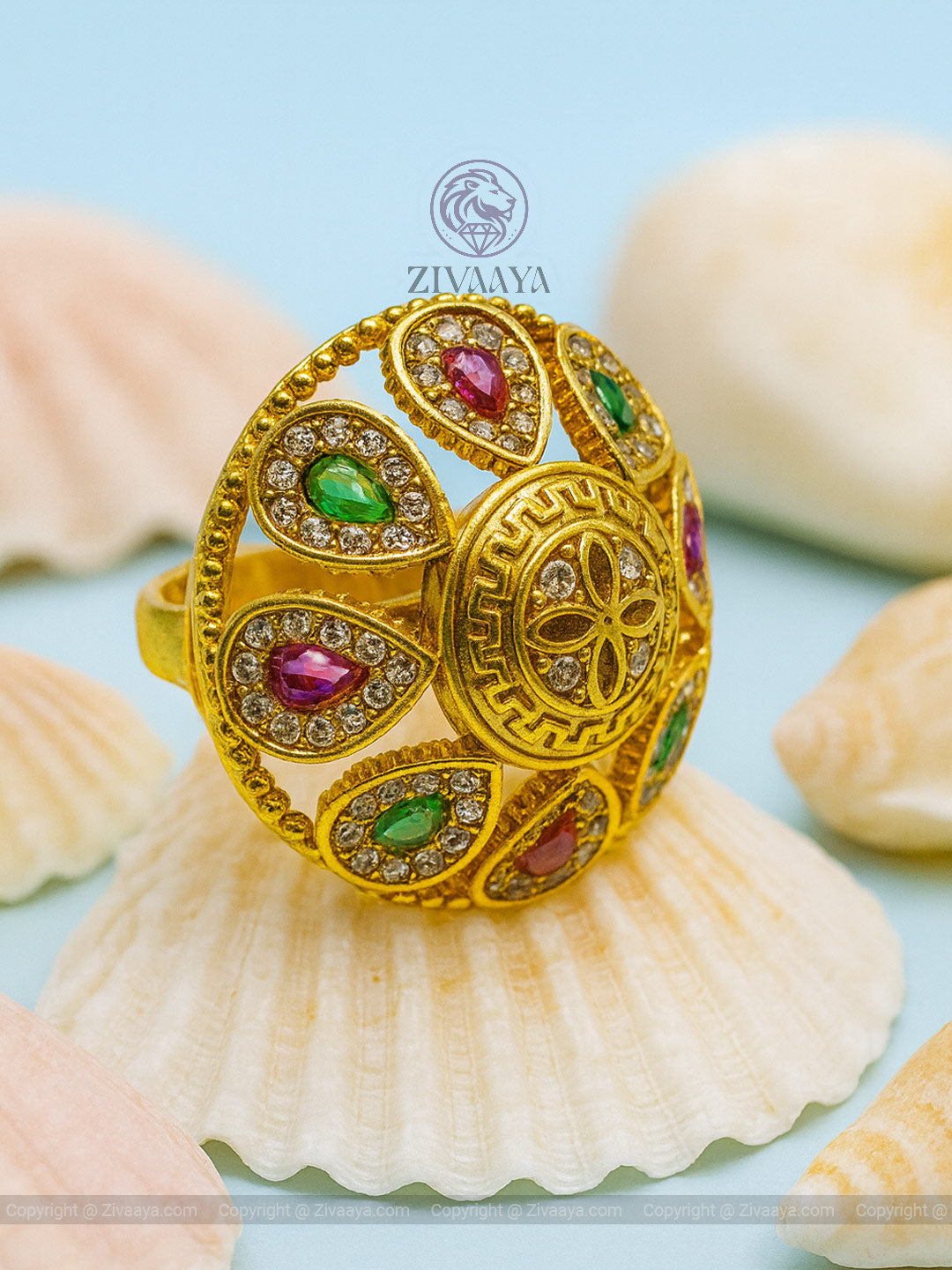 Vintage Mughal Multicolor Cocktail – Zivaaya