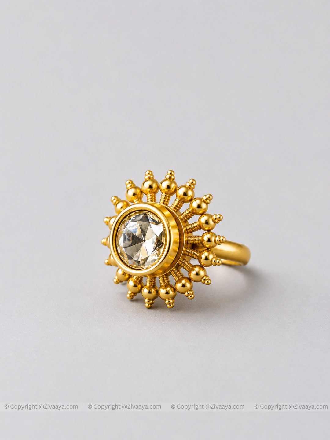 Rajwada Regal Ring – Antique Royalty Jewellery for Women